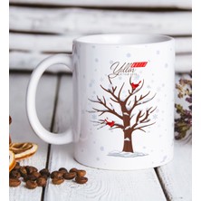 Kişiye Özel Isimli Yılbaşı Mutlu Yıllar Beyaz Kupa Bardak-25