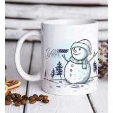 BK Kişiye Özel Isimli Yılbaşı Mutlu Yıllar Beyaz Kupa Bardak-18