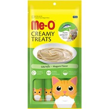 Me-O Meo Kremalı Mavi Yüzgeçli Orkinos Balıklı Kedi Sıvı Ödül Maması 4X15 gr