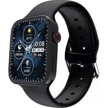 Shopteknoloji Akıllı Saat Smartwacth 7 Siyah 44MM Bluetooth 1.75 Inch Türkçe Menü Ios ve Android Uyumlu