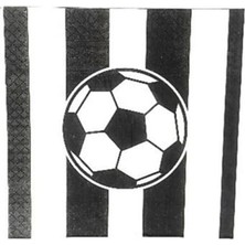 Dipak Beşiktaş Taraftar Siyah / Beyaz Peçete 20 Adet