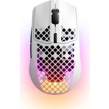 SteelSeries Aerox 3 Snow Kablosuz Gaming Mouse