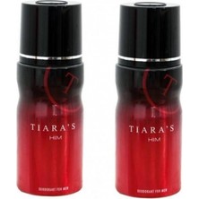 TİARA'S For Him Deodorant 150 ml Erkek Deodorant X2