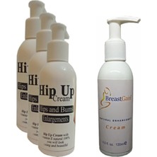 Hip Up Hipup Kalça Kaldırma,,sıkılaştırıcı Krem 120 ml 3AD Breastgain Toparlayıcı Göğüs Bakım Kremi