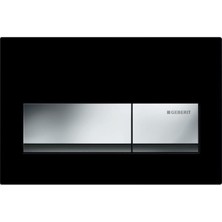 Geberit Kumanda Kapağı ALFA50 2-K Siyah RAL90005 - 115.060.DW.1