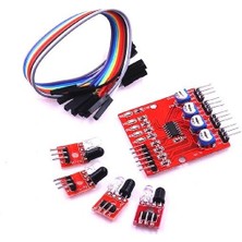 Arduino 4 Kanal Çizgi Izleyen Sensör Seti