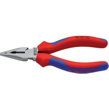 Knipex 08 22 145 Sivri Uçlu Kombine Pense, 145 Mm, Korozyon Korumalı, Kafa