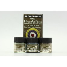 Gunze CS683 3X10 Ml. Royal Air Force (Ww Iı) Early, Mr.color Serisi Maket Boyası Seti