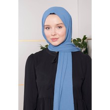LARİSSA SCARF Cazz Şal Mavi