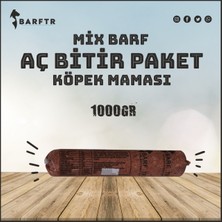 Barftr Mix Barf 13 kg Aç Bitir Köpek Maması (13 Paket - 1000 Gr)