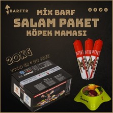 Barftr Mix Barf 20 kg Salam Köpek Maması (26 Paket - 770 Gr)