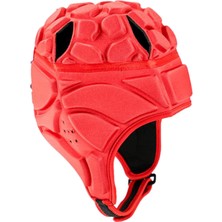 Rugby Kask Başlık Scrum Cap Hokey Kafa Koruyucusu Şapka Kırmızı L Korumak