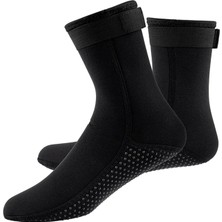 Strade Store Erkekler Kadınlar Neopren Dalış Scuba Wetsuit Çizmeler 3mm Sörf Şnorkel Çorap Siyah Xl