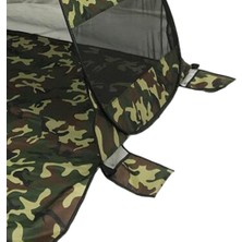 Açık Otomatik Up Plaj Çadır Güneş Barınak Anti Uv Kamp Gölgelik Sunshade Camo