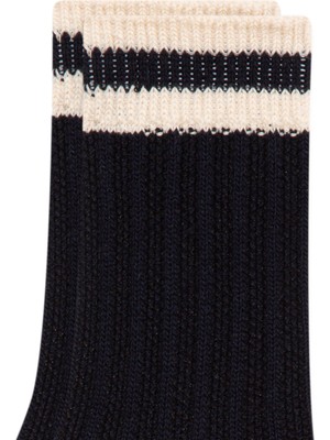 Mavi Kadın Lacivert Bot Çorabı 198660-34340