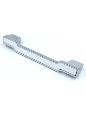 Zavinna Z302 Metal Krom Mat Beyaz 160 mm Akslı Kulp