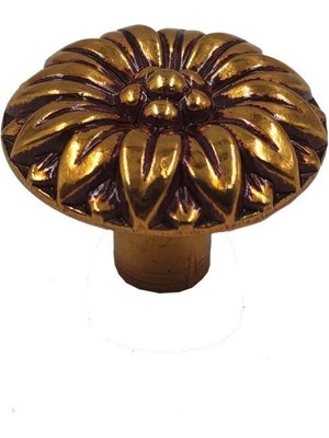 Ventus VN.1005.D30.PT Metal Antik Bakır 00 mm Düğme Kulp