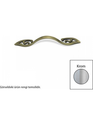 Zavinna Z164 Metal Krom 192 mm Akslı Kulp