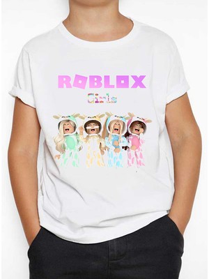 Take Roblox Girls Çocuk Tişört Beya