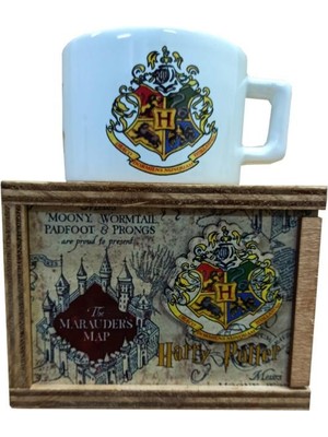 Art&Gift Harry Potter Ahşap Kutulu Kupa Bardak