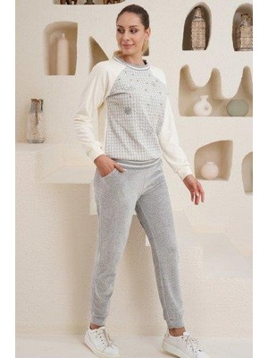 Cossy By Aqua Aqua 22335 Kadın Uzun Kollu Pijama Takımı