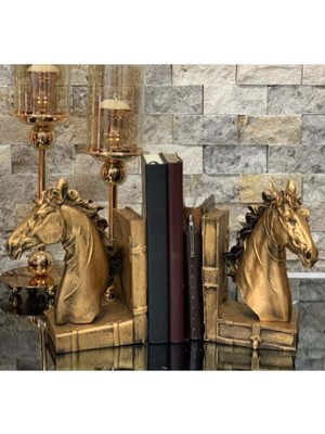 Cemrela Art At Kitap Tutucu 2'li Set
