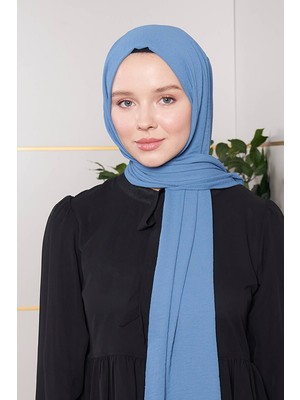 LARİSSA SCARF Cazz Şal Mavi