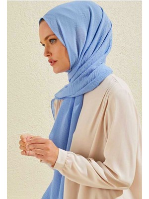 LARİSSA SCARF Cazz Şal Bebe Mavisi