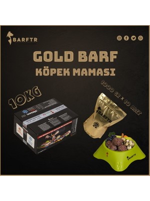 Barftr Gold Barf 10 kg Köpek Maması (10 Paket - 1000 Gr)