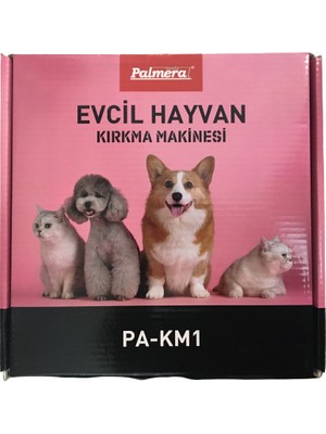 Palmera Pa-Km1 Iki Akülü Evcil Hayvan Kırkma Makinesi