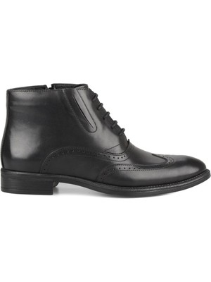 FootCourt Erkek Siyah Oxford Bot
