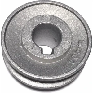 Motor Alüminyum Düz Kasnak / 50 mm