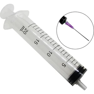 20 cc 3 Parça (Contalı) Pembe Uçlu Enjektör 250 Adet