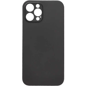 Case 4U Apple iPhone 13 Pro Max Kılıf Mat Ultra İnce Eko PP Silikon Kapak Siyah