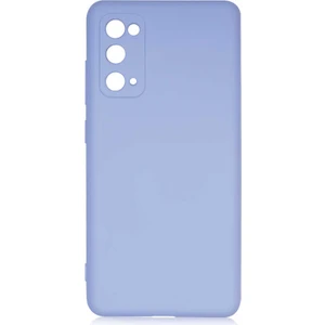 Case 4U Samsung Galaxy S20 FE Kılıf Kamera Korumalı Lansman Içi Kadife Soft Yumuşak Dokulu Liquid Silikon Lila