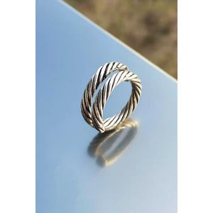 The Collection Halat Zincir Model Ayarlanabilir Yüzük