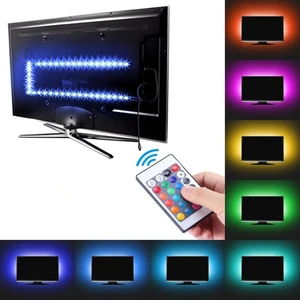 Ema Dükkan Tv Arkasi 5V Rgb Şerit LED | Monitör Arkasi Kumandali 5V Rgb Şerit LED | Iç Mekan Rgb LED Işildak | 5V Rgb LED Şerit Iç Mekan