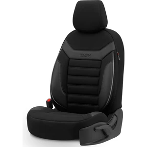 Individual Design Airbag Dikişli Ekstra Destekli Özel Tasarım Oto Koltuk Kılıfı Siyah - Gri