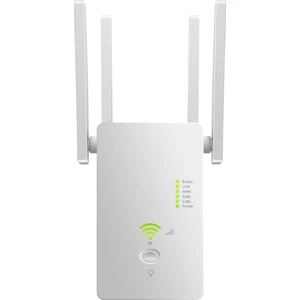 Wifi Internet Güçlendirici Kablosuz Sinyal Tekrarlayıcı Ap Aralığı Genişletici Beyaz (Yurt Dışından)
