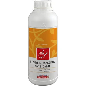 100DE100GÜBRE - Çiçek Tutturucu Verim Artırıcı Sıvı Gübre Fiore N-Foszinc 5-15-0 1 Litre