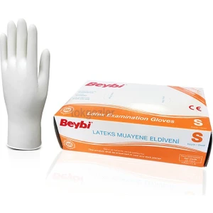 Lateks Pudralı Eldiven Small