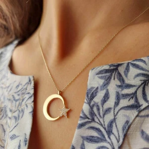 Ayyıldız Kolye 14 Ayar 2.30 Gram