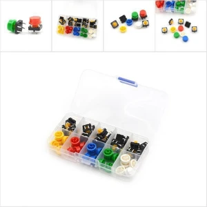 Devre Dünyası 12X12X7.3MM Push Buton ve Kapak Seti Kutulu