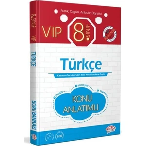 Editör 8. Sınıf Vıp Türkçe Konu Anlatımı