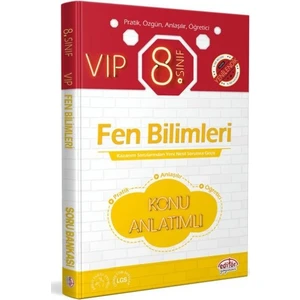 Editör 8. Sınıf Vıp Fen Bilimleri Konu Anlatımlı