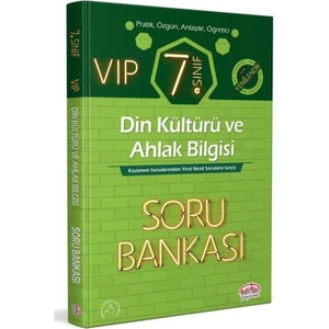 Editör 7. Sınıf Vıp Din Kültürü ve Ahlak Bilgisi Soru Bankası