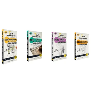 Tasarı 2022 Dgs Konu Anlatımı 4'lü Set