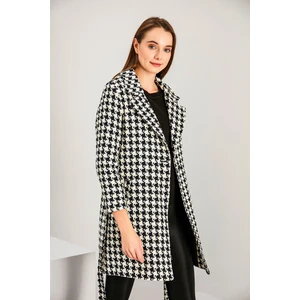 Alexander Gardi Alexandergardı Içi Kapitone Kazayağı Desenli Kaban (B21-20602)