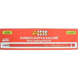 Altıs Kırmızı Kopya Kalem 12 Adet