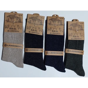 Lüx Kral Yün Çorap 4 Lü